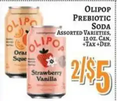 Trade Fair Supermarket Olipop prebiotic soda offer