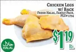 Trade Fair Supermarket Chicken Legs w/ Back offer