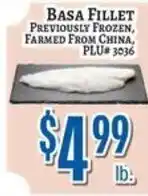Trade Fair Supermarket Basa Fillet offer