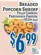 Trade Fair Supermarket Breaded Popcorn Shrimp offer