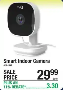 Menards Myq smart indoor camera offer