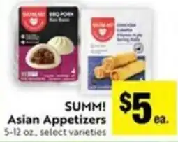 Lucky Supermarkets Summi Asian Appetizers offer