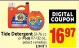 Lucky Supermarkets Tide Detergent offer
