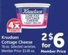 Vons Knudsen Cottage Cheese offer