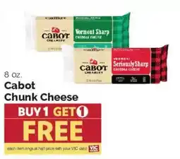 Harris Teeter Cabot Chunk Cheese offer