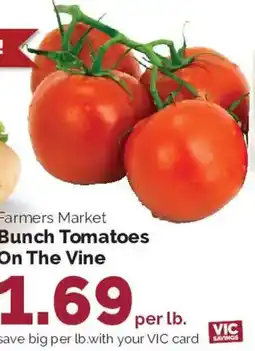 Harris Teeter Farmers Market Bunch Tomatoes On The Vine offer