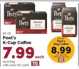Harris Teeter Peet's K-Cup Coffee offer
