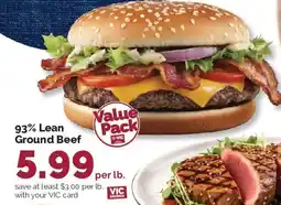 Harris Teeter 93% Lean Ground Beef offer