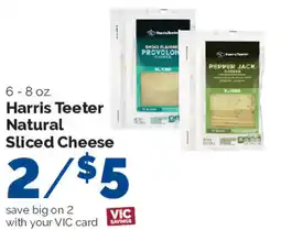 Harris Teeter Harris Teeter Natural Sliced Cheese offer