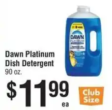 Smart & Final Dawn Platinum Dish Detergent offer