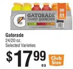 Smart & Final Gatorade Thirst Quencher offer