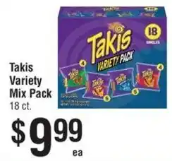 Smart & Final Takis Variety Mix Pack offer