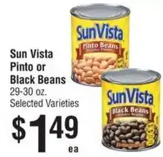 Smart & Final Sun Vista Pinto or Black Beans offer