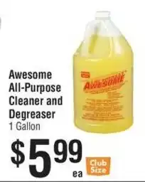 Smart & Final Awesome all-purpose cleaner and degreaser offer