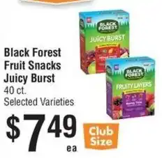 Smart & Final Black Forest Fruit Snacks offer