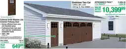 Menards Mastercraft external grille mission lite exterior prehung door offer
