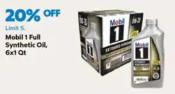 Sam's Club Mobil 1 Full Synthetic Oil offer
