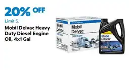 Sam's Club Mobil Delvac Heavy Duty Diesel Engine Oil offer