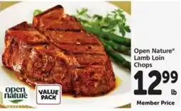 Vons Open Nature Lamb Loin Chops offer