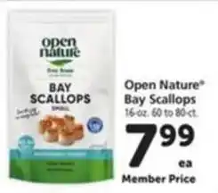 Vons Open Nature Bay Scallops offer
