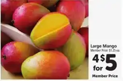 Vons Large Mango offer