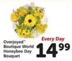 Vons Overjoyed Boutique World Honeybee Day Bouquet offer