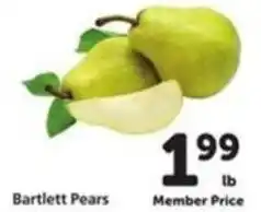 Vons Bartlett Pears offer