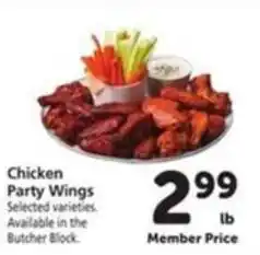 Vons Chicken Party Wings offer