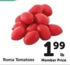Vons Roma Tomatoes offer