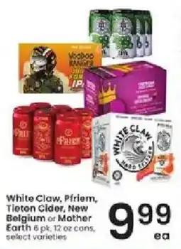 Albertsons White Claw, Pifrem, Tieton Cider, New Belgium or Mother Earth offer