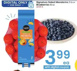 Albertsons Signature Select Mandarins or Blueberries offer