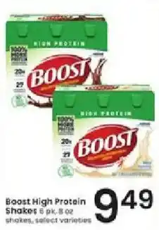 Albertsons Boost High Protein Shakes offer