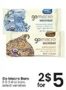 Albertsons Go Macro Bars offer