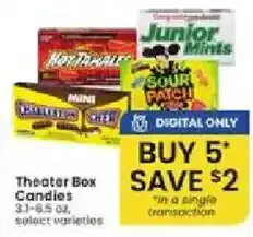 Albertsons Theater Box Candies offer