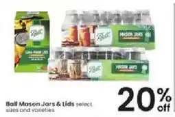 Albertsons Ball Mason Jars & Lids offer