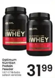 Albertsons Optimum Nutrition Protein Powder offer