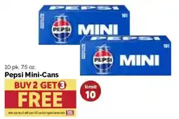 Harris Teeter Pepsi Mini-Cans offer