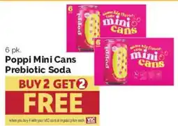 Harris Teeter Poppi Mini Cans Prebiotic Soda offer