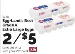 Harris Teeter Egg-Land's Best Grade A Extra Large Eggs offer