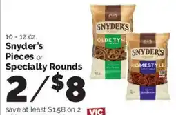 Harris Teeter Snyder's Pieces or Specialty Rounds offer