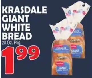Krasdale giant white bread