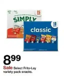 Target Select Frito-Lay variety pack snacks offer
