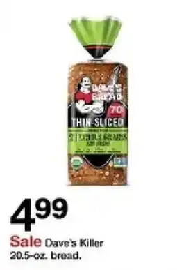 Target Dave's Killer bread offer