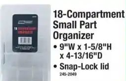 Menards Toolwise 18-compartment small part organizer offer