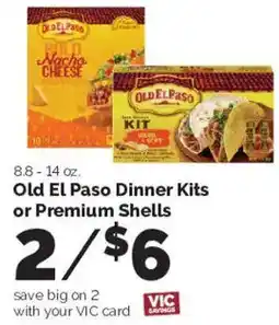 Harris Teeter Old El Paso Dinner Kits or Premium Shells offer