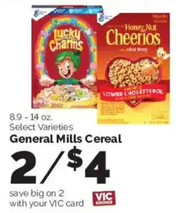 Harris Teeter General Mills Cereal offer