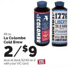 Harris Teeter La Colombe Cold Brew offer
