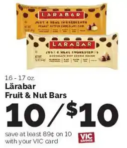 Harris Teeter Larabar Fruit & Nut Bars offer