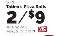 Harris Teeter Totino's Pizza Rolls offer