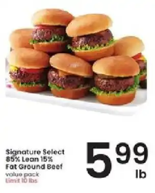 Albertsons Signature Select Ground Beef offer